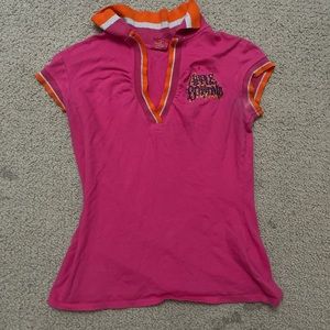 2000’s apple bottoms polo top